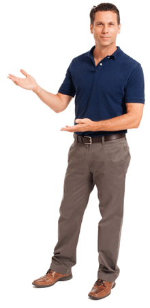 Technician showcasing Security Screen Doors Huntington Beach CA installation services